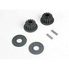 PULLEYS, 15-GRV(F&R)/FLANGES/P