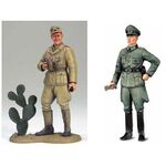 ARW10.25154-WWII Wehrmacht Offizier &amp; Africa Corps Tank Crewma