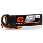 SPMX32004S50 3200mAh 4S 14.8V 50C Smart LiPo Battery IC3