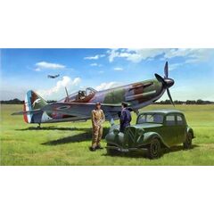 Dewoitine D.520 French Aces w/Staff Car