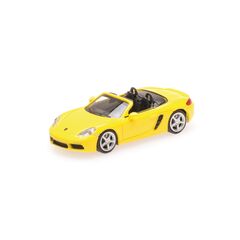 LEM870065132-PORSCHE 718 BOXTER 2016 jaune 1:87