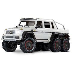 CRAWLER TRX-6 1:10 6WD EP RTR MERCEDES G63 AMG 6x6 - WHITE SANS chargeur et SANS accu
