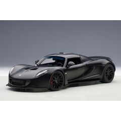 LEM75401-HENNESSEY Venom GT Spyd. noir 1:18 Matt Carbon Black