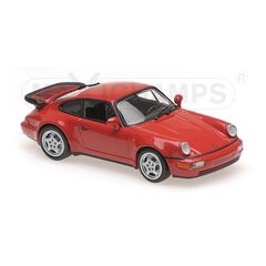 LEM940069102-PORSCHE 911 Turbo 1990 rouge 1:43
