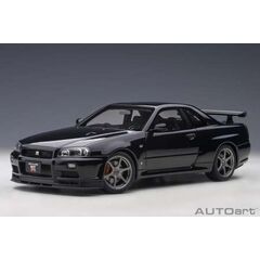 Nissan Skyline GT-R (R34) 2001 1:18 V-Spec II (bayside blue) (composite model/full openings)