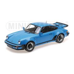 LEM125066111-PORSCHE 911 Turbo 1977 bleu 1:12 Mexico Blue