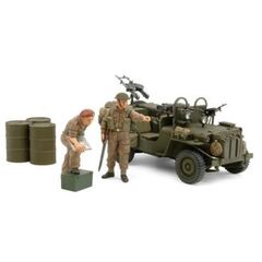 British SAS Commando Vehicle 1944 (w/2 Fig)