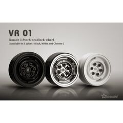 GM70105-Gmade 1.9 VR01 beadlock wheels (Chrome) (2)