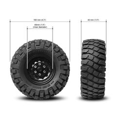 GM70244-Gmade 1.9 MT 1902 Off-road Tires (2)
