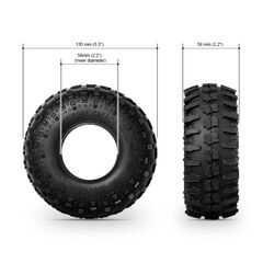 GM70294-Gmade 2.2 MT 2201 Off-road Tires (2)