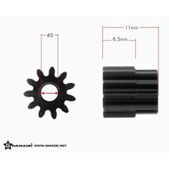 GM81411-Gmade 32 Pitch 3mm Hardened Steel Pinion Gear 11T (1)