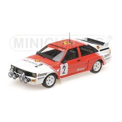 LEM155851102-AUDI Quattro A2 - Belga Team 1:18 Waldega./Thorszelius Winners SPA 1985