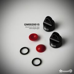 GM0020015-Gmade Aluminum XD Shock Caps with Diaphragms