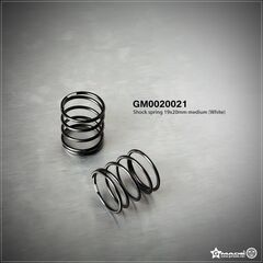 GM0020021-Gmade Shock Spring 19x20mm Mideum White (2)