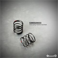 GM0020033-Gmade Shock Spring 19x20mm Hard Red (2)