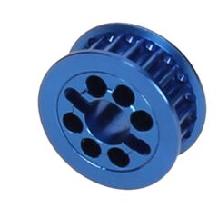 HOT60006-18T BLUE ALUM. PULLEY FOR KYOSHO V1R