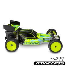 JC0279-Detonator Worlds - RC10 Worlds car body w/ 5.5 wing
