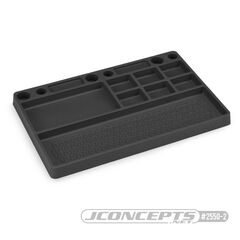 JC2550-2-JConcepts parts tray, rubber material - black