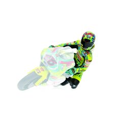 FIGURINE Riding 1:12 V.Rossi GP 250 Mugello 1999