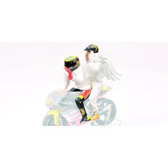 LEM312990096-FIGURINE 1:12 V.Rossi GP 250 RIO 1999(+Angel)