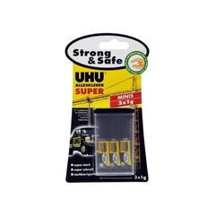 UHU Alleskleber Super Strong&Safe 3x1g