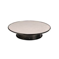 Rotary Display Stand Ø25.5cm silber