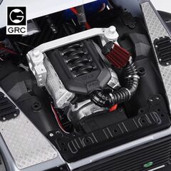 3-GAX0129A-Engine Cooling Fan Motor Air Filter Set For 1/10 RC Crawler