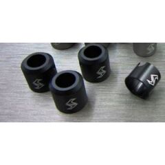 3-SCX2-6043H-BK-Aluminum Drivershaft Cups Black for Axial SCX10 II, 4 pcs.