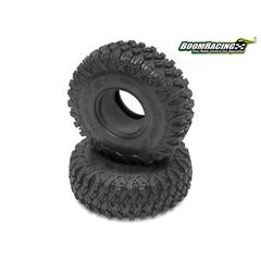 4-BRTR19003-SS-Hustler M/T Xtreme 1.9 MC2 Narrow Rock Crawling Tires (4.75x1.50 Snail slime compound w/2-Stage Foam