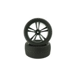 HI31309W-White Buggy Front Tires and Rims (31211W+31307) 2P