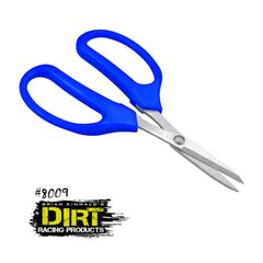 JC8009-Dirt Cut - Precision straight scissors, stainless steel &#8211; blue