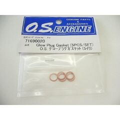 O.S. GLOW PLUG GASKET (5PCS/SET)