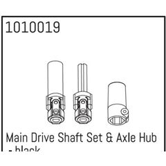 AB1010019-Main Drive Shaft Set &amp; Axle Hub - black