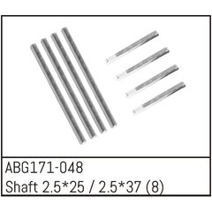 ABG171-048-Shaft Set - 2.5*25 (4) /2.5*37 (4)