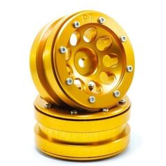 ABMT0050GOGO-Beadlock Wheels PT-Ecohole Gold/Gold 1.9 (2 pcs)