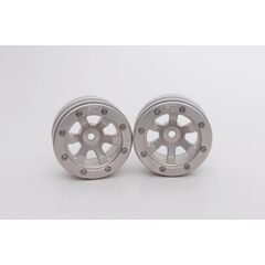 ABMT0060SS-Beadlock Wheels PT-Claw Silver/Silver 1.9 (2 pcs)&#160;