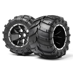 MV24107-Mounted wheels and tyres 2 pcs (Blackout MT)