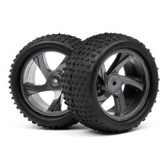 MV28047-1/18 Truggy Wheel and Tyre Assembly (Ion XT)