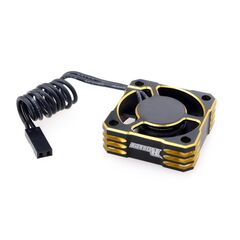 SP-360003-12-Aluminium cooling fans 30x30mm 28000rpm 5.8-8.5V Black &amp; Gold
