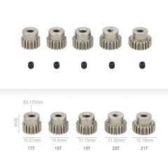 SP011025-3008-01-20T 48DP pinion gear 7075 Aluminum&nbsp; 3.175 bore For 1-10 cars