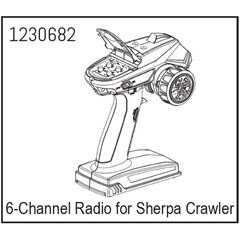 AB1230682-6-Channel Radio for Sherpa Crawler