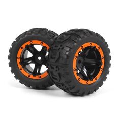BL540195-Slyder MT Wheels/Tires Assembled (Black/Orange)