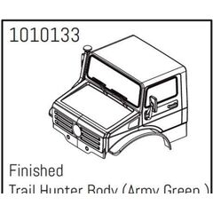 AB1010133-T-Hunter PC Body Set (army green) - PRO Crawler 1:18
