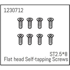 AB1230712-Flat head Self-tapping screws ST2.5*8 (8) - Khamba