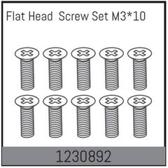 AB1230892-&quot;M3*10 Flat Head Screw Set (10)<br />&quot;