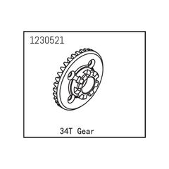AB1230521-Differential Gear 34T