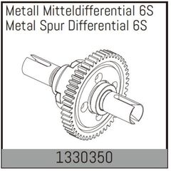 AB1330350-Metal Spur Differential 6S