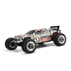 HPI106221-DSX-2 TRUCK PAINTED BODY (ORANGE/SILVER/BLACK)