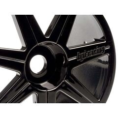 HPI101156-7 Spoke Black Chrome Wheel (Trophy Truggy)