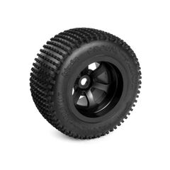 HPI160170-Ground Assault Tire on Scorch Rim Wheel Set